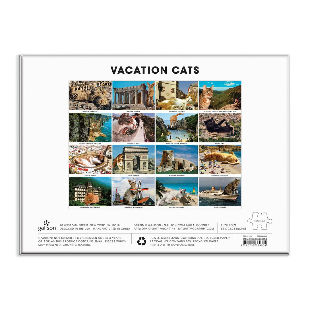 Vacation Cats 1500 Piece Puzzle - The Missing Piece Company