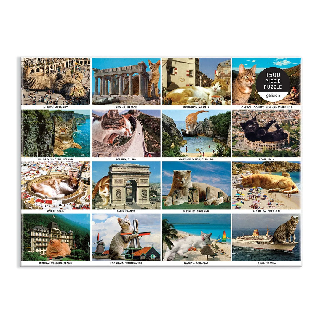 Vacation Cats 1500 Piece Puzzle - The Missing Piece Company