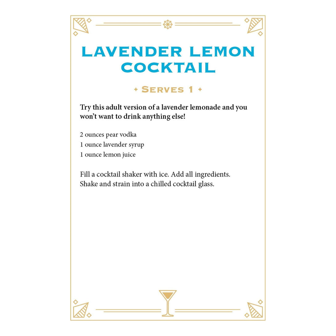 Vodka Cocktail Cards A-Z: The Ultimate Drink Recipe Dictionary Deck - The Missing Piece Company