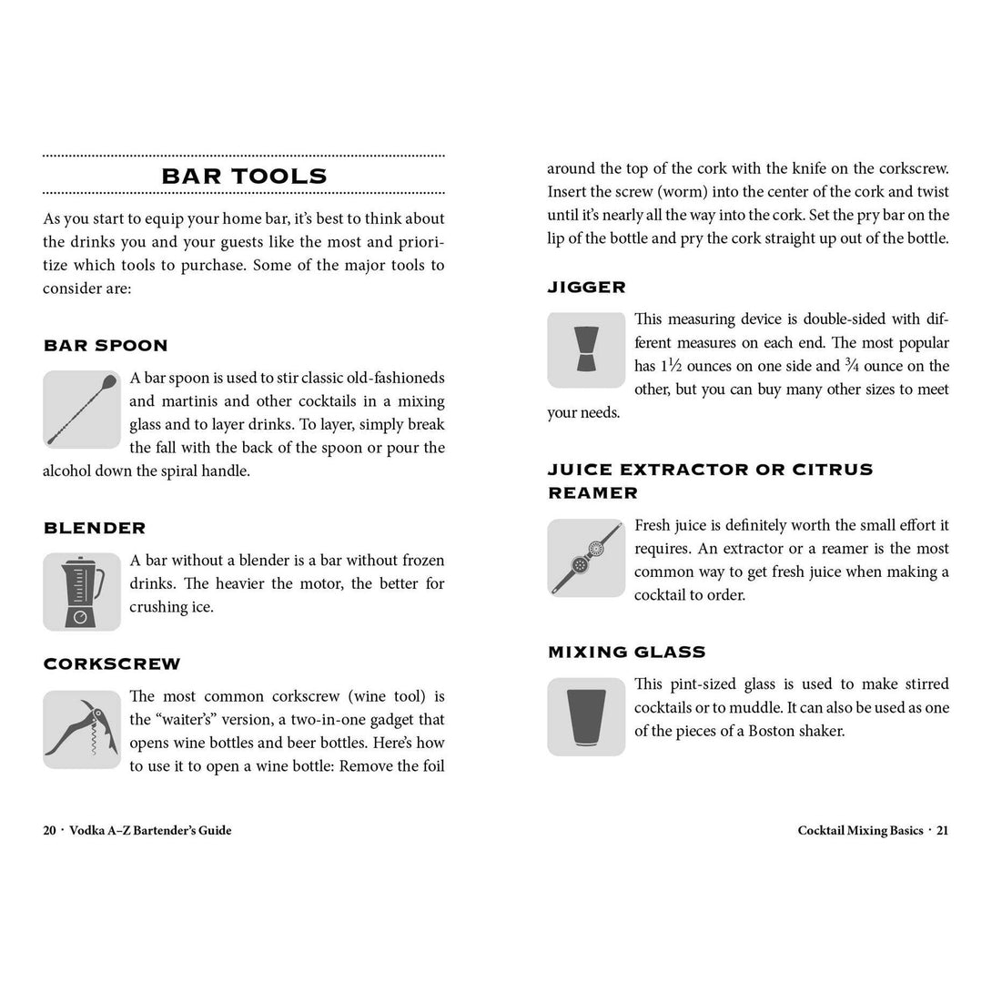 Vodka Cocktail Cards A-Z: The Ultimate Drink Recipe Dictionary Deck - The Missing Piece Company
