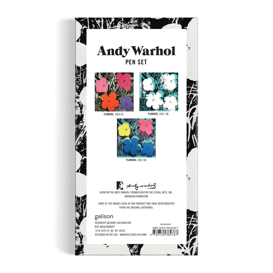 Warhol Flowers Everyday Pen Set - The Missing Piece Company
