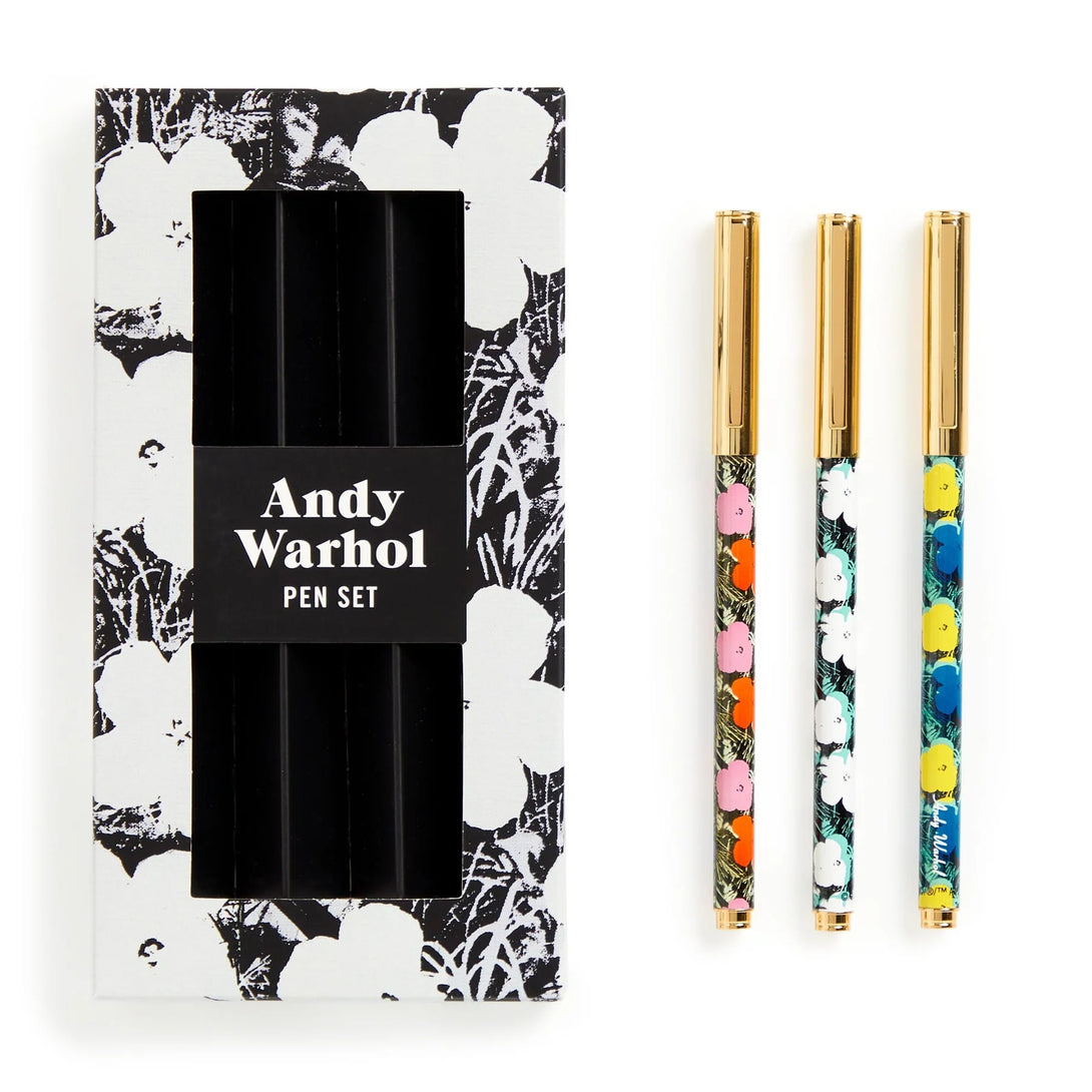 Warhol Flowers Everyday Pen Set - The Missing Piece Company