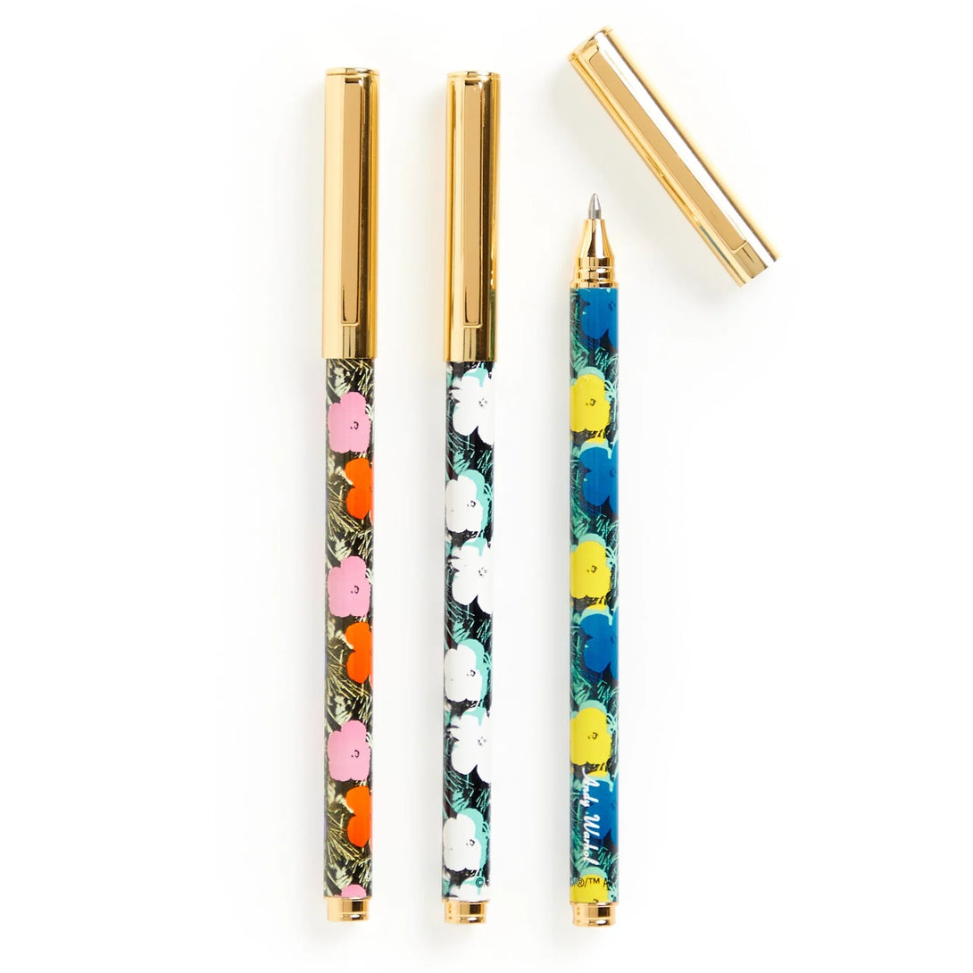Warhol Flowers Everyday Pen Set - The Missing Piece Company