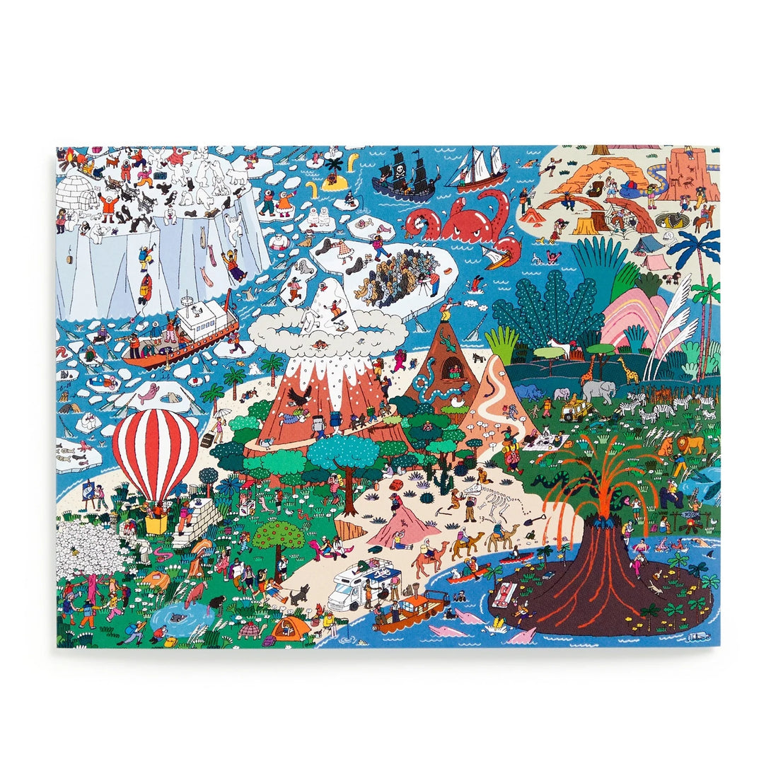 Where's ________? Curious and Far Out Places 500 Piece Search and Find Puzzle - The Missing Piece Company