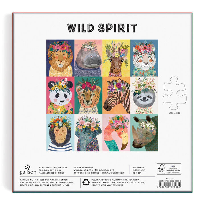Wild Spirit 500 Piece Puzzle - The Missing Piece Company
