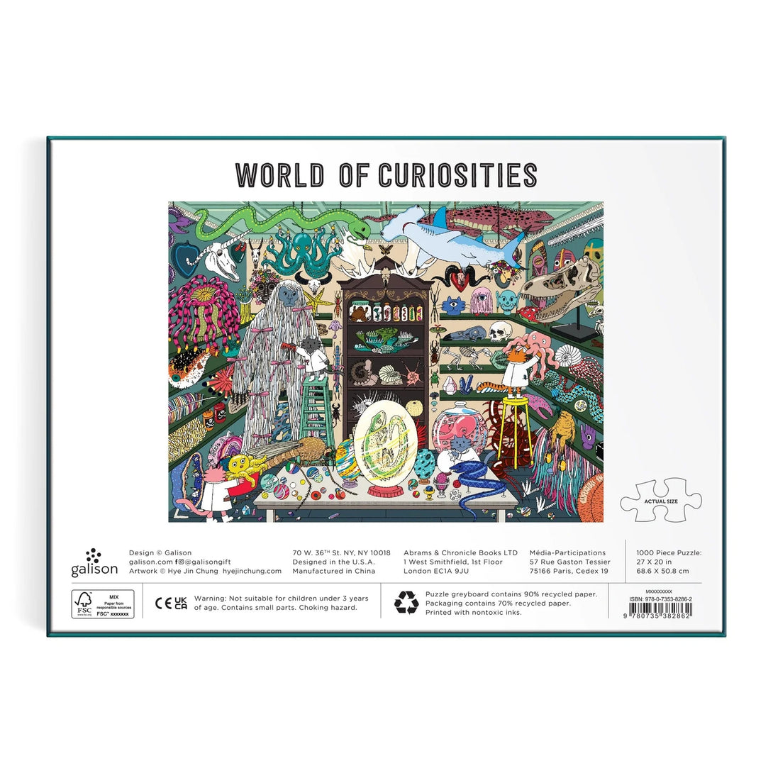 World of Curiosities 1000 Piece Puzzle - The Missing Piece Company
