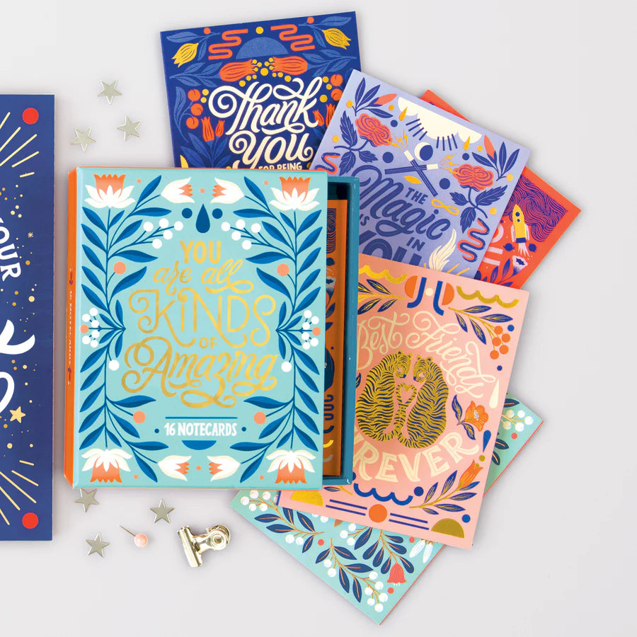 You Are All Kinds of Amazing Greeting Assortment Notecard Box - The Missing Piece Company