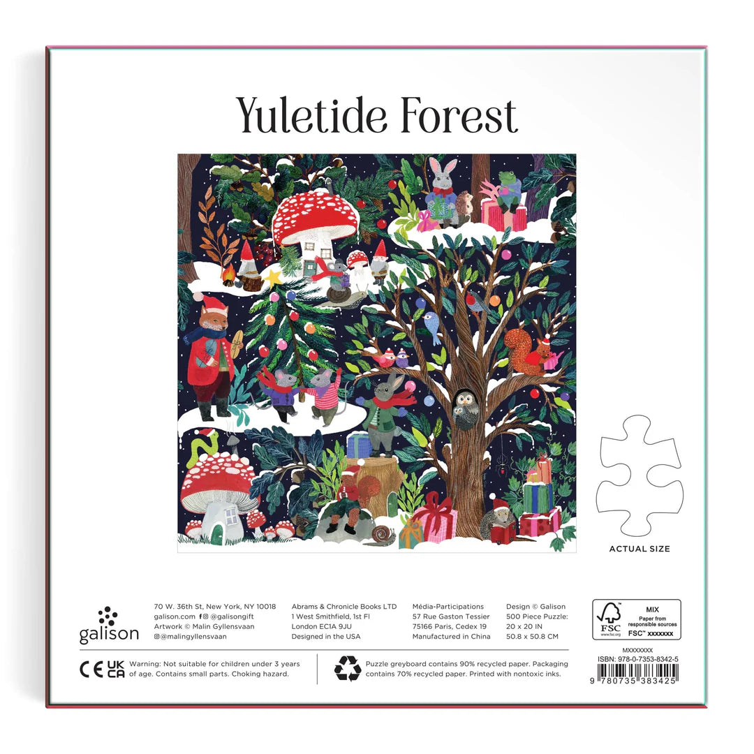 Yuletide Forest 500 Piece Puzzle - The Missing Piece Company