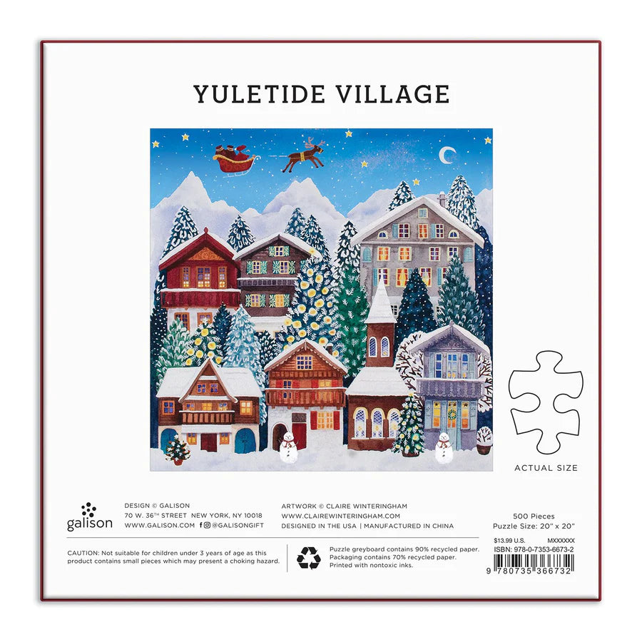Yuletide Village 500 Piece Puzzle - The Missing Piece Company